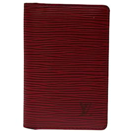 Louis Vuitton-LOUIS VUITTON Epi Organizer De Poch Card Case Rouge M6358E LV Auth.3928-Rouge