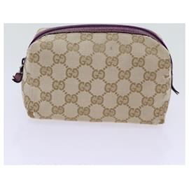 Louis Vuitton-LOUIS VUITTON Gucci Bottega Monogram Wallet Leather 3Set Beige LV Auth tb1078-Beige,Monogram