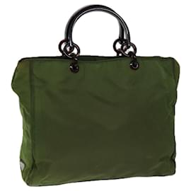 Prada-PRADA Hand Bag Nylon Khaki Auth bs13320-Khaki