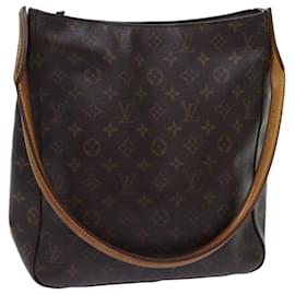 Louis Vuitton-LOUIS VUITTON Monogram Looping GM Shoulder Bag M51145 LV Auth 70073-Monogram