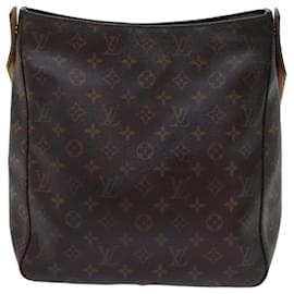 Louis Vuitton-Bolso de hombro GM con monograma y lazo de LOUIS VUITTON M51145 LV Auth 70073-Monograma