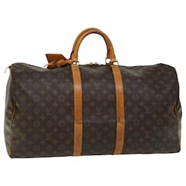 Louis Vuitton-Louis Vuitton-Monogramm Keepall 55 Boston Bag M.41424 LV Auth 69492-Monogramm