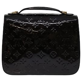 Louis Vuitton-LOUIS VUITTON Monogram Vernis Mirada Hand Bag 2way Amarante M91397 LV Auth 70069-Other
