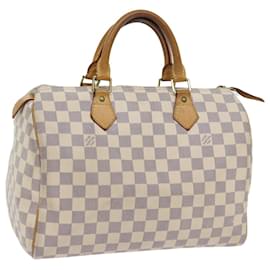 Louis Vuitton-Louis Vuitton Damier Azur Speedy 30 Hand Bag N41533 LV Auth 69993-Other
