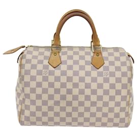 Louis Vuitton-Louis Vuitton Damier Azur Speedy 30 Hand Bag N41533 Auth LV 69993-Autre