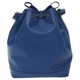 Louis Vuitton-Bolsa de Ombro LOUIS VUITTON Epi Noe Azul M44005 LV Auth ep3858-Azul