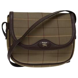 Autre Marque-Burberrys Nova Check Borsa a tracolla Tela Beige Auth yk11355-Beige