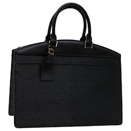 Louis Vuitton-Bolsa de mão LOUIS VUITTON Epi Riviera Noir preta M48182 Autenticação de LV 69929-Preto