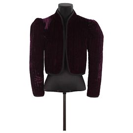 Manoush Purple velvet jacket Purple