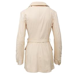 Roberto Cavalli-Veste en cuir Roberto Cavalli-Beige,Autre