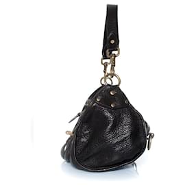 Mulberry-Mulberry, black leather shoulder bag-Black