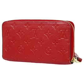 Louis Vuitton-Portafoglio Zippy Louis Vuitton-Rosso