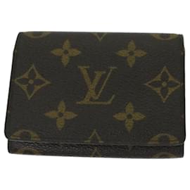 Louis Vuitton-Louis Vuitton Porte cartão de visita-Marrom