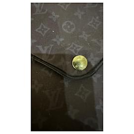 Louis Vuitton-Portamonete, portafogli, astucci-Marrone