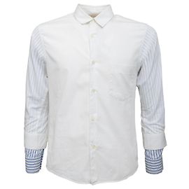 Comme Des Garcons Comme des Garçons – Hemd mit gefütterten Ärmeln Weiß