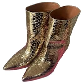 Paris Texas-Ankle boots-Dourado