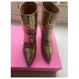 Paris Texas-Ankle Boots-Golden