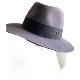 Maison Michel Hats Grey