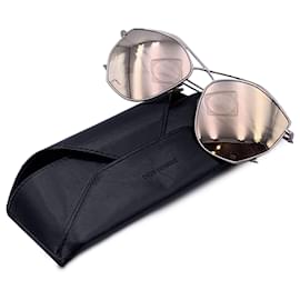 Christian Dior-Silver Metal Dior Stellaire 4 Sunglasses 59/16 145mm-Silvery