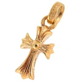 Chrome Hearts-22k Baby Fat Cross Pendant-Other