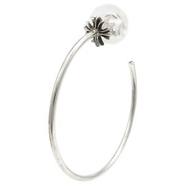 Chrome Hearts Silver Plus Hoop Pendiente único Pendientes de metal en excelentes condiciones Otro