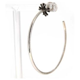 Chrome Hearts Boucle d'oreille unique créole argentée Plus 0.0 Autre