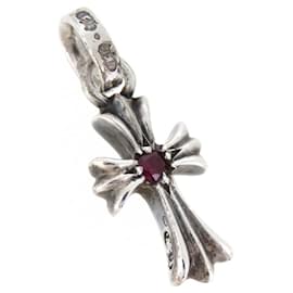 Chrome Hearts-Chrome Hearts Baby Fat Ruby Croix Pendentif en métal 0.0 In excellent condition-Autre