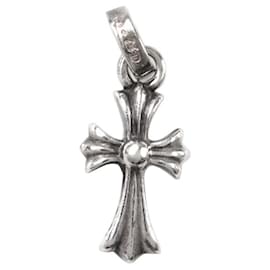 Chrome Hearts-Silver Cross Baby Fat Charm Pendant-Other