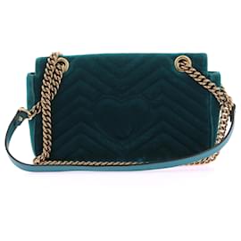 Gucci-GUCCI  Handbags T.  Suede-Blue