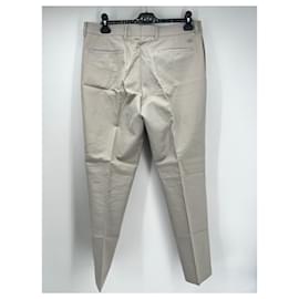 Dior-Pantaloni DIOR T.ESSO 50 cotton-Beige