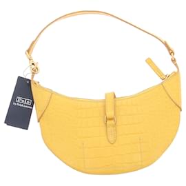 Polo Ralph Lauren-POLO RALPH LAUREN  Handbags T.  leather-Yellow
