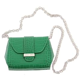 Autre Marque-GEORGES HOBEIKA Borse T.  Leather-Verde