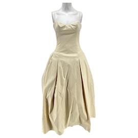 Khaite-KHAITE  Dresses T.US 2 cotton-Cream
