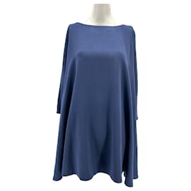 Autre Marque-MODETROTTER Robes T.International S Polyester-Bleu