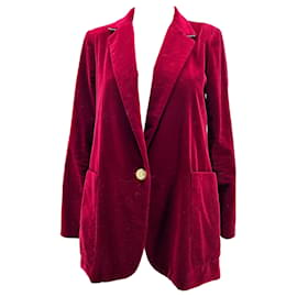Autre Marque-MODETROTTER  Jackets T.fr 40 cotton-Dark red