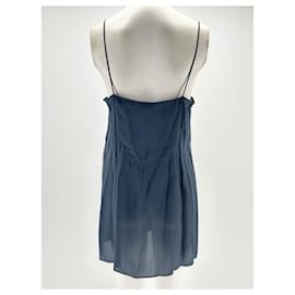 Fendi-FENDI Robes T. ca 42 silk-Bleu