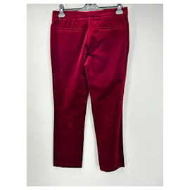 Autre Marque-MODETROTTER  Trousers T.fr 40 Wool-Dark red