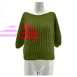 SéZane-SEZANE  Knitwear T.International S Wool-Red