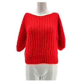 SéZane-SEZANE  Knitwear T.International S Wool-Red
