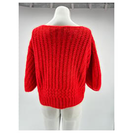 SéZane-SEZANE  Knitwear T.International S Wool-Red