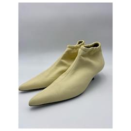 Khaite-KHAITE  Ankle boots T.eu 38 leather-Cream