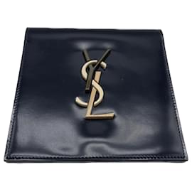 Saint Laurent-SAINT LAURENT  Clutch bags T.  leather-Black