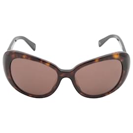 Chanel-Brown tortoise shell oversized sunglasses-Brown