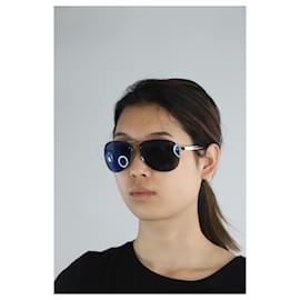 Prada-Blue aviator tinted sunglasses-Blue
