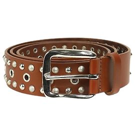 Isabel Marant Cinto marrom com tachas Marrom