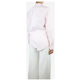 Autre Marque-Camisa de algodão listrada rosa - tamanho S-Rosa