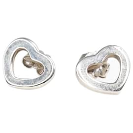 Tiffany & Co-Boucles d'oreilles coeur en argent sterling-Argenté