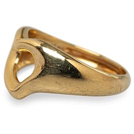 Tiffany & Co-Tiffany Gold 18K Open Heart Ring-Golden