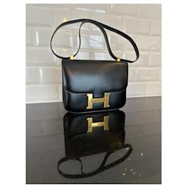 Hermès-Constance 23cm Black Vintage-Black