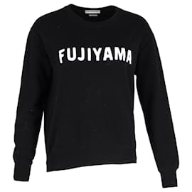 Isabel Marant-Isabel Marant Etoile Fujiyama Sweatshirt aus schwarzer Baumwolle-Schwarz